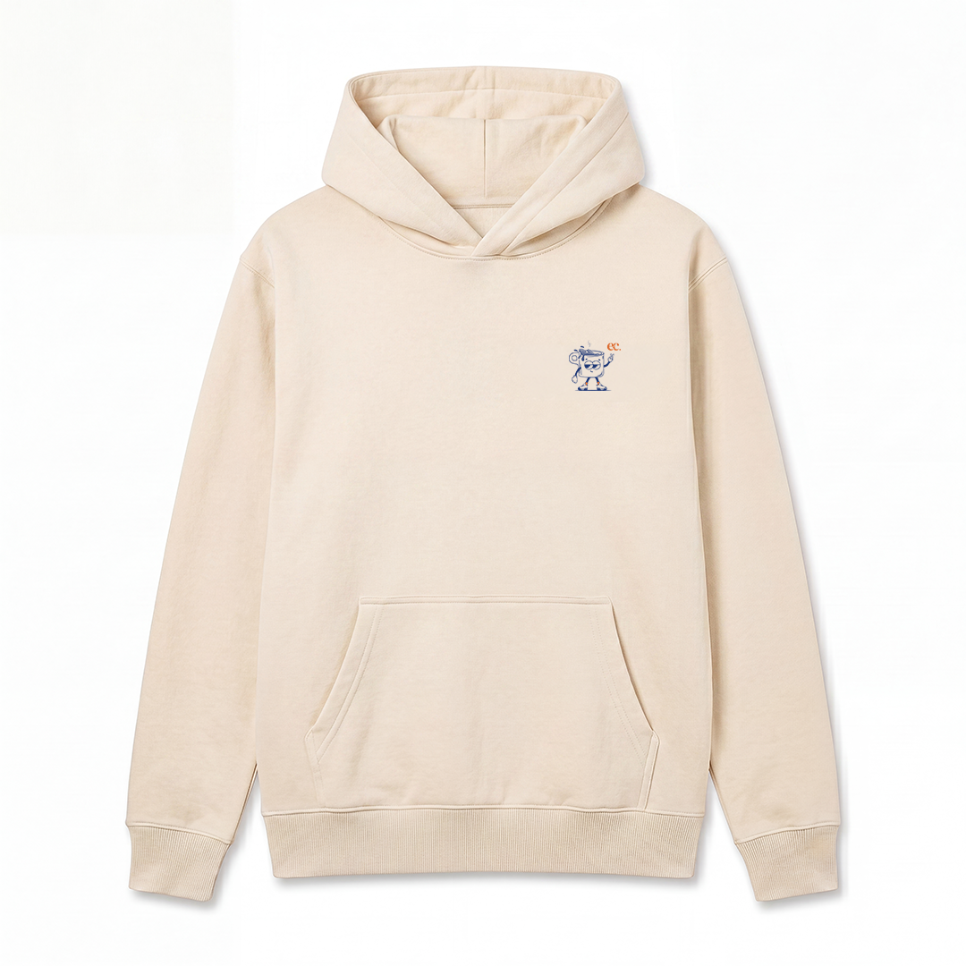 A Good Run Is Like A Cup Of Coffee Beige - Hoodie