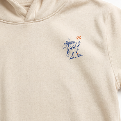 A Good Run Is Like A Cup Of Coffee Beige - Hoodie