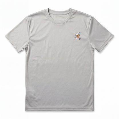 Will Run For A Cold Beer Grey - T-Shirt