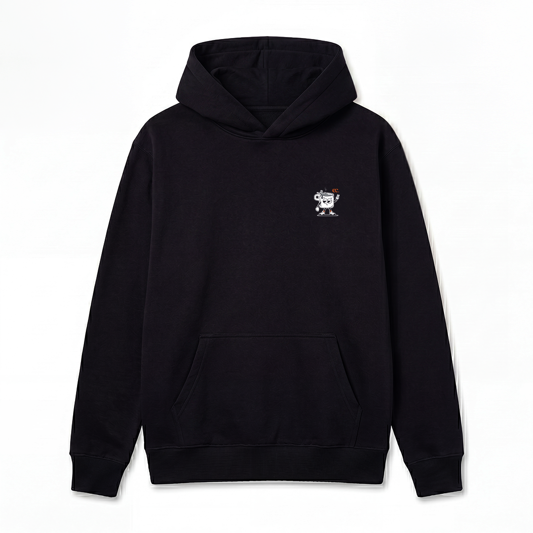 A Good Run Is Like A Cup Of Coffee Black - Hoodie