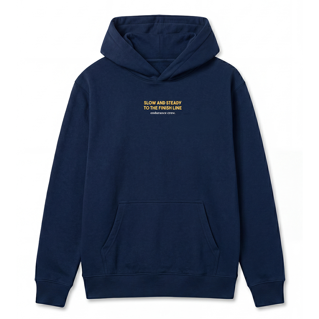 Slow And Steady To The Finish Line Blue - Hoodie