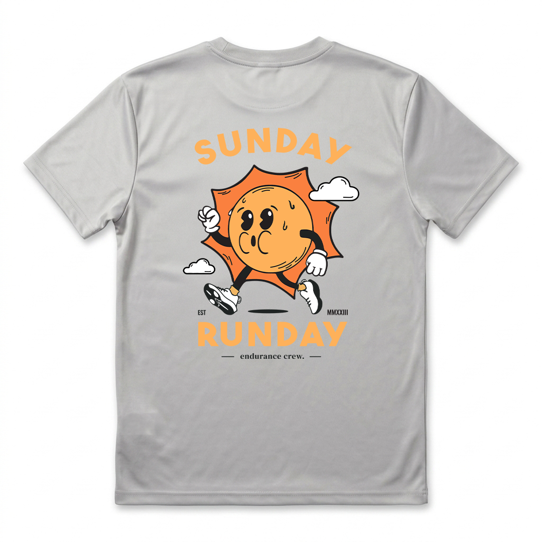 Sunday Runday Grey - T-Shirt