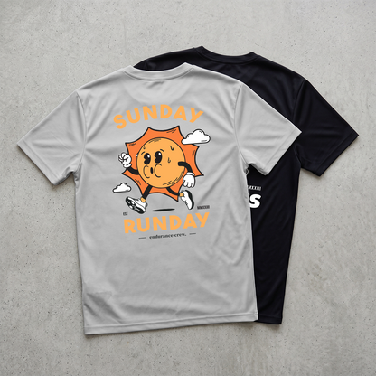 Sunday Runday Grey - T-Shirt