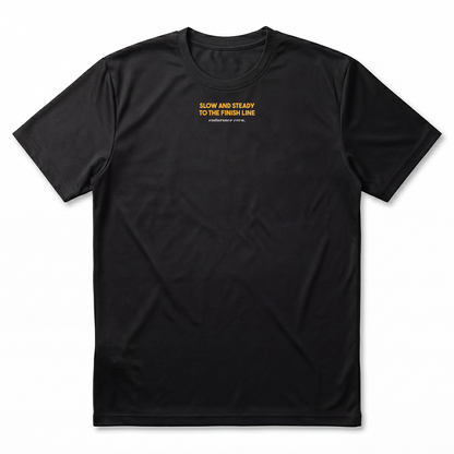 Slow And Steady To The Finish Line Black - T-Shirt