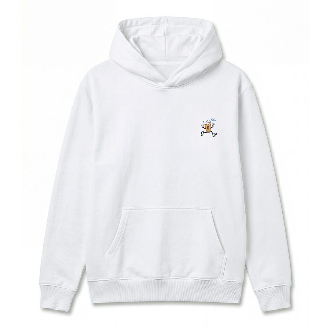 Will Run For A Cold Beer White - Hoodie