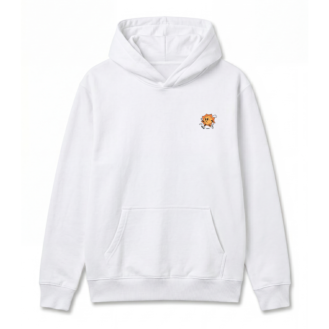 Sunday Runday White - Hoodie