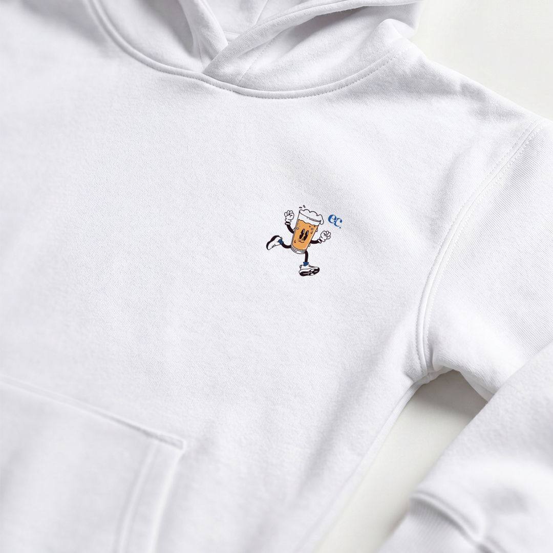 Will Run For A Cold Beer White - Hoodie