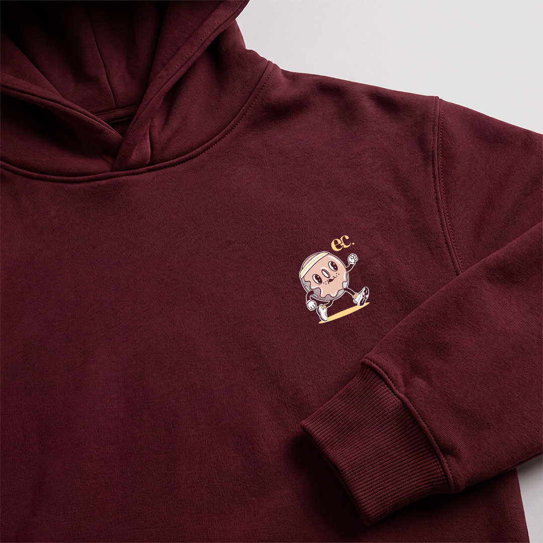 I Run Because Donuts Are Delicious Red - Hoodie