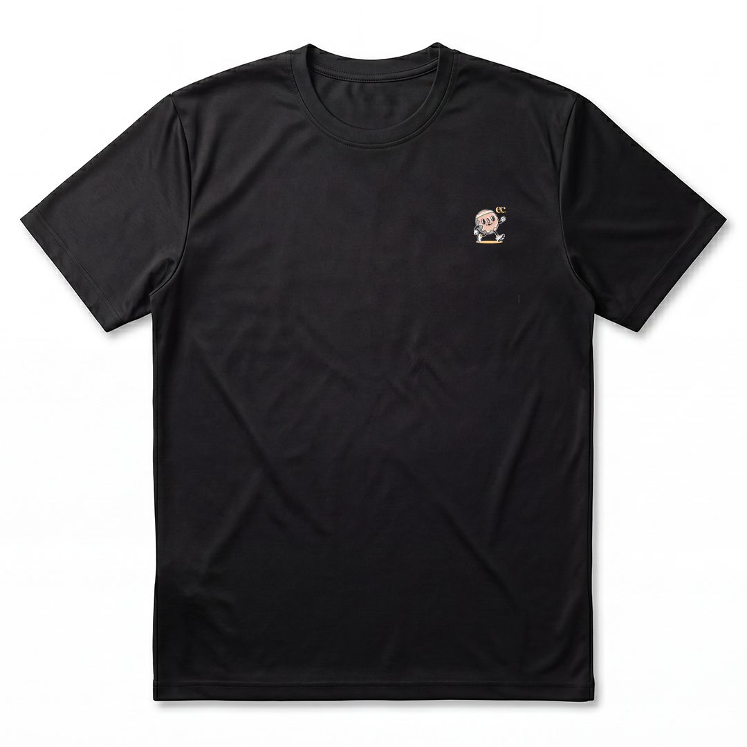 I Run Because Donuts Are Delicious Black - T-Shirt