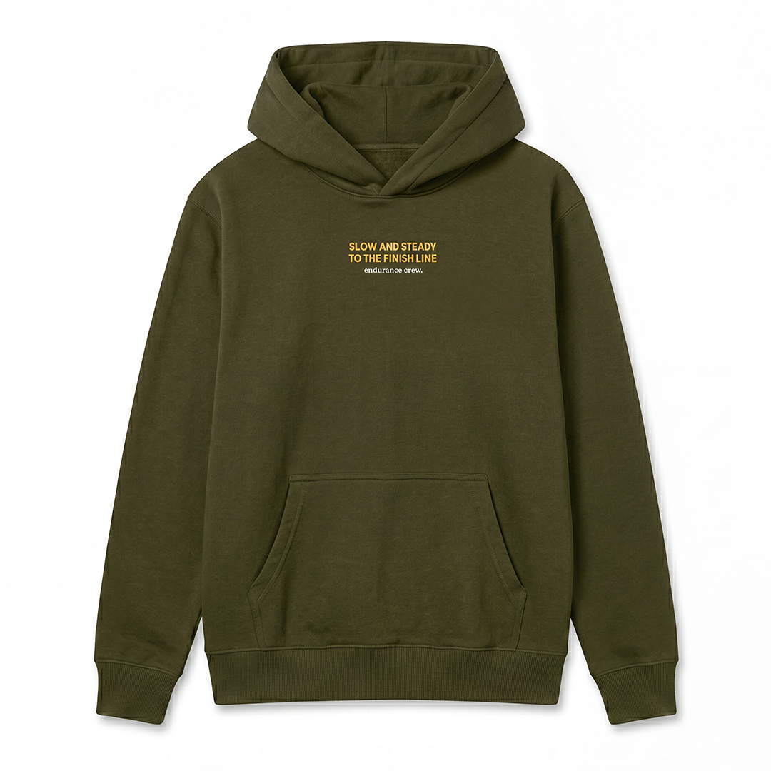 Slow And Steady To The Finish Line Green - Hoodie