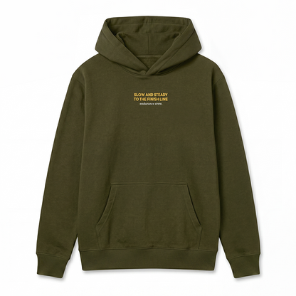 Slow And Steady To The Finish Line Green - Hoodie